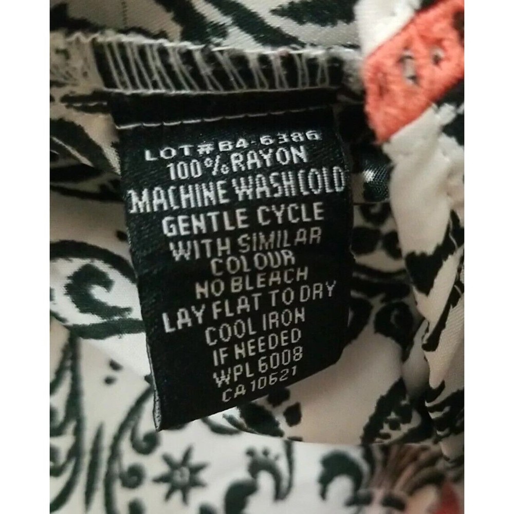 Rock & Roll Cowgirl Top Womens Size Medium Black … - image 8